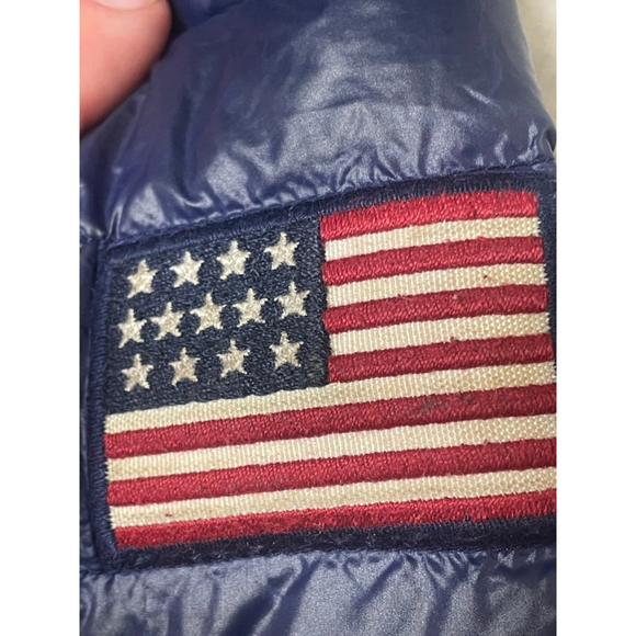 Boys Polo Ralph Lauren Puffer Jacket 4T Navy Red - Picture 4 of 8